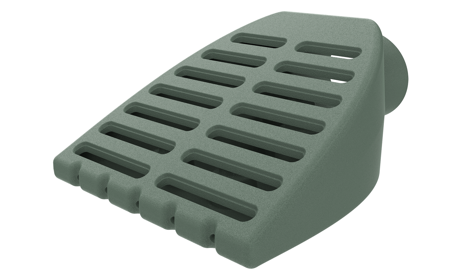 Lawn Wedge Yard Drain For Sump Pump Discharge And Downspout Extensions